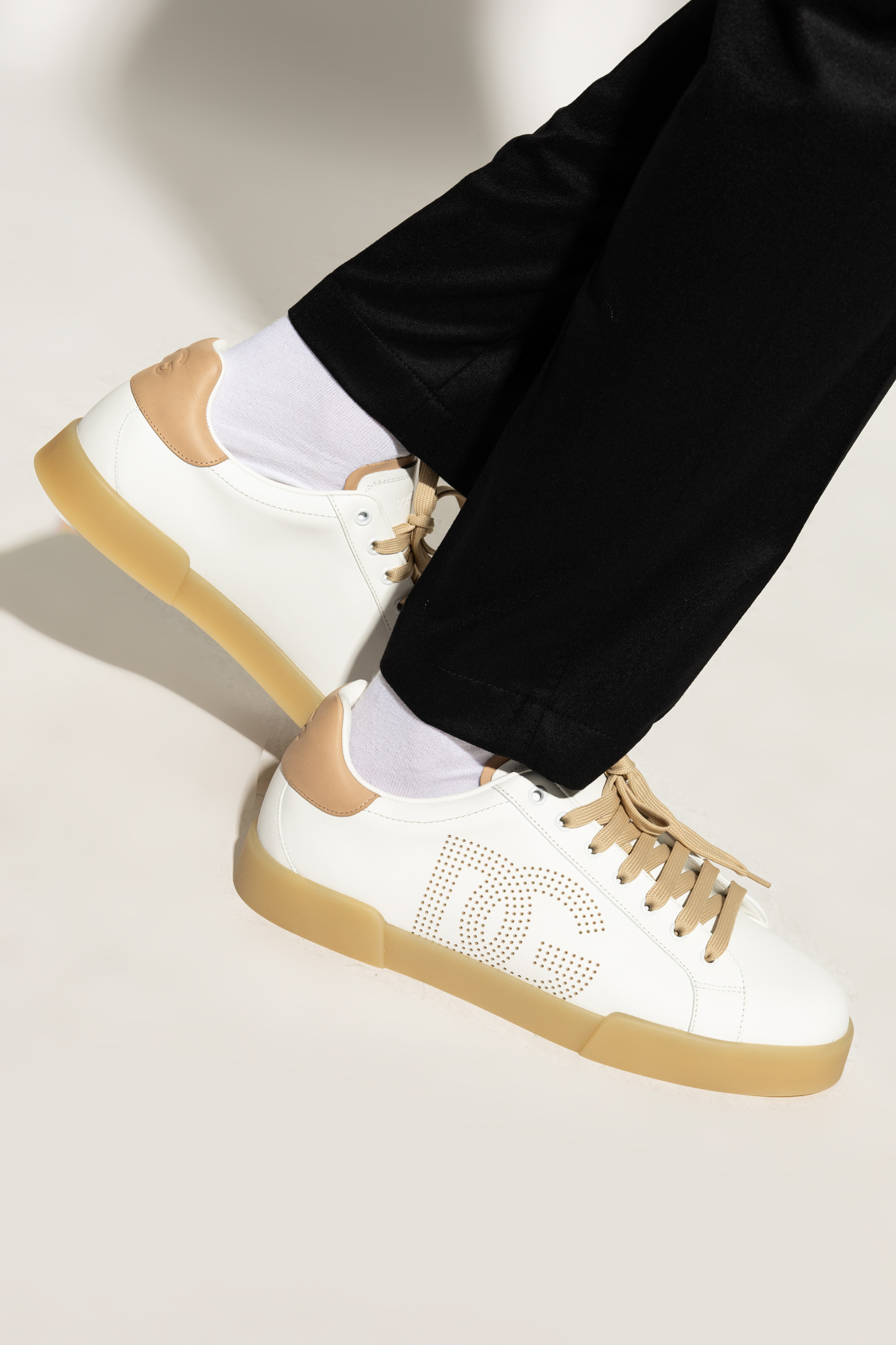 White Sneakers with logo Dolce & Gabbana